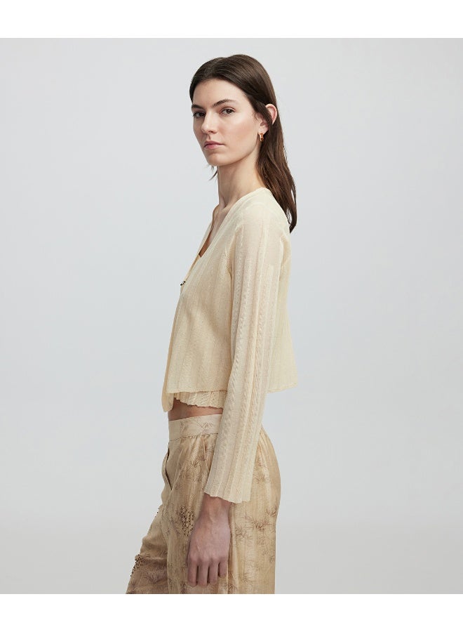 Ipekyol Cardigan With Metal Charm Logo - Image 2