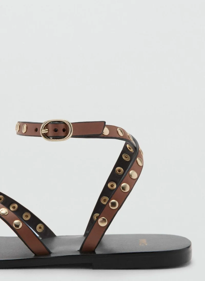 MANGO  Studded sandals for Women | Best Price UAE