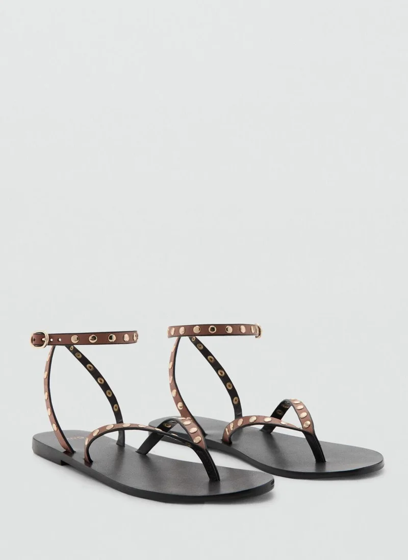 MANGO  Studded sandals for Women | Best Price UAE