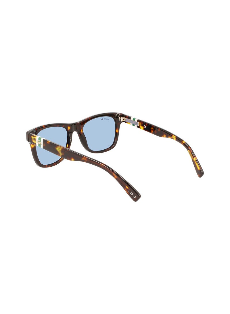 LACOSTE نظارة شمسية مستطيلة معدلة من الأسيتات بإطار كامل L978S 5220 (230) - Image 5