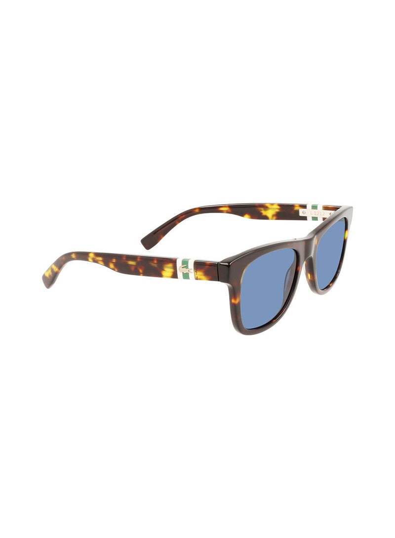 LACOSTE نظارة شمسية مستطيلة معدلة من الأسيتات بإطار كامل L978S 5220 (230) - Image 3