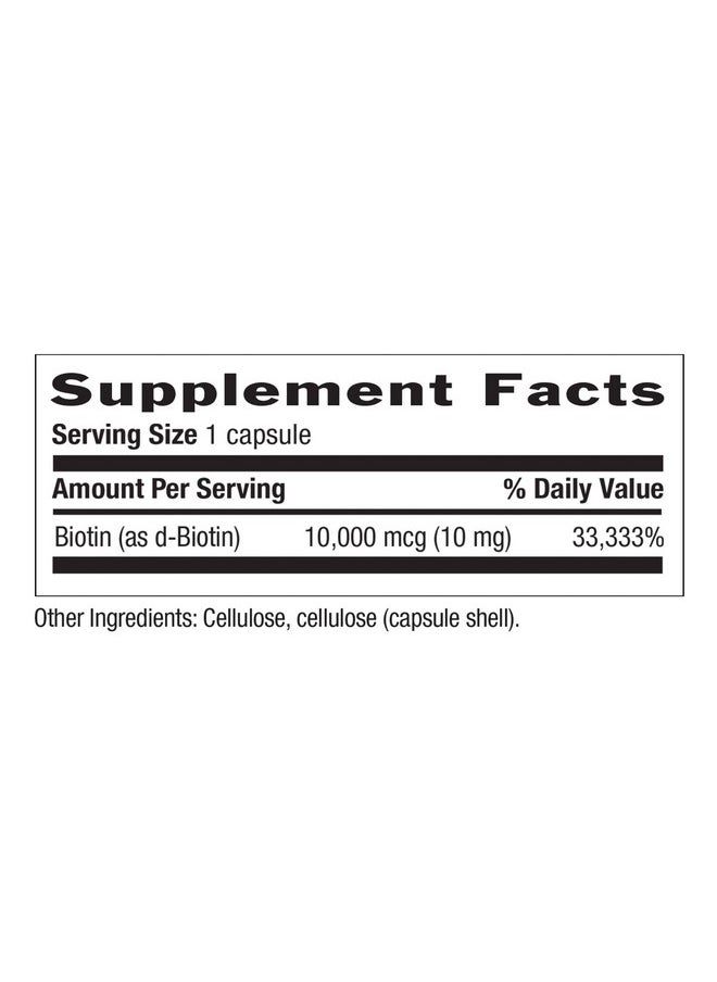 Country Life Biotin High Potency 10Mg 60 Count Certified Gluten Free Certified Vegan Verified Non Gmo  - Image 3