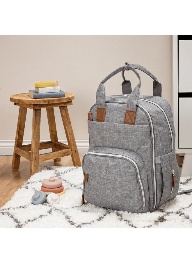 Trend Lab Diaper Bag Backpack Baby Bag Organizer with Removable Changing Station Pad, Includes Zipper Opening for Baby Wipes and Insulated Pockets for Bottles - Image 3