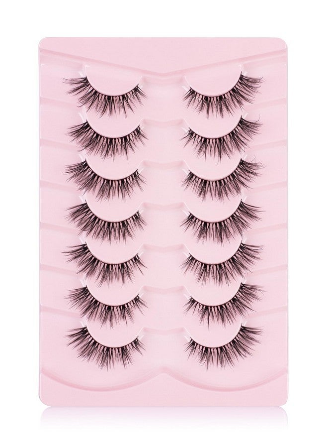 اونلي اول رموش عين القطة، رموش طبيعية، رموش صناعية، رموش عين الثعلب، رموش صناعية 7 أزواج D5 - Image 4