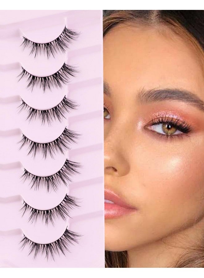 اونلي اول رموش عين القطة، رموش طبيعية، رموش صناعية، رموش عين الثعلب، رموش صناعية 7 أزواج D5 - Image 1