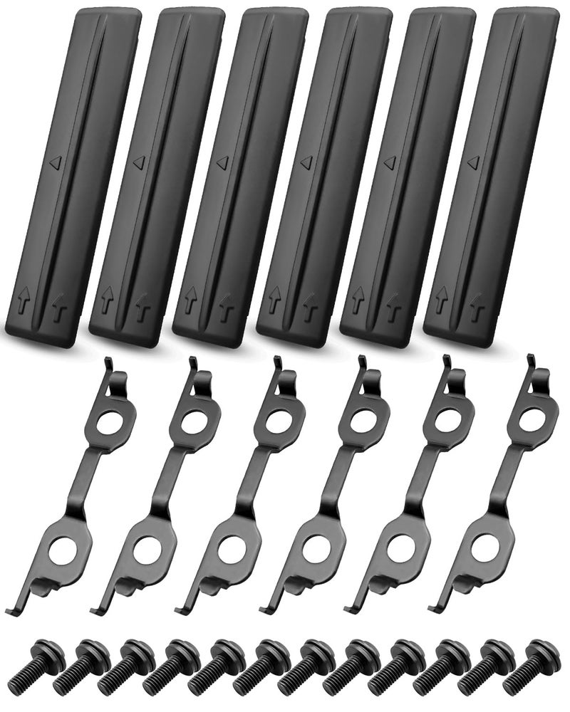 QAGGUM 6 Set Roof Rack Removal Delete Kits Clip Replace 75596-35030, Roof Rack Removal Molding & Bolt Fit for Toyota 4Runner Highlander Rav4 Land Cruiser Lexus LX570 GX460 GX470 2003-2022 - Image 1