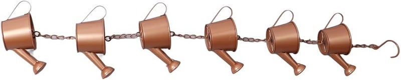 سلسلة مطر الحديد 90 سم تصريف معدني للحديقة سقف فناء فيلا زخرفة - Image 3