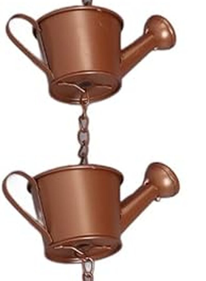 سلسلة مطر الحديد 90 سم تصريف معدني للحديقة سقف فناء فيلا زخرفة - Image 5