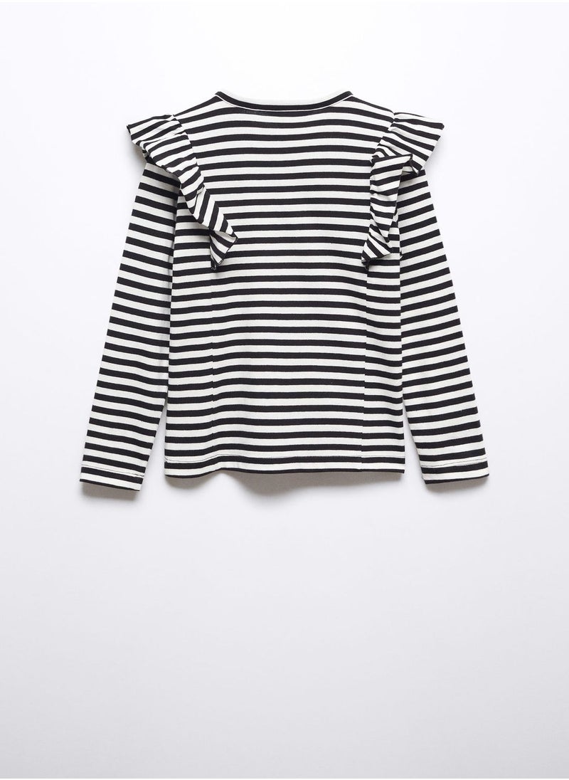 MANGO - Kids Striped T-Shirt - Image 1