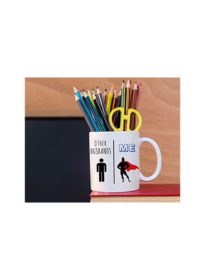 S-TOP My Husband Vs Husbands Funny Coffee Mug Best Anniversary Birthday Valentines Day Gifts For Husband Men Unique Present Idea From Wife Fun Novelty Coffee Cup For Mr, Hubby Gag Gift for Christmas - Image 4