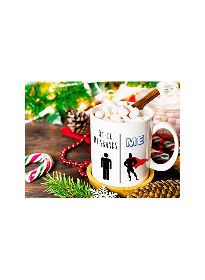 S-TOP My Husband Vs Husbands Funny Coffee Mug Best Anniversary Birthday Valentines Day Gifts For Husband Men Unique Present Idea From Wife Fun Novelty Coffee Cup For Mr, Hubby Gag Gift for Christmas - Image 5