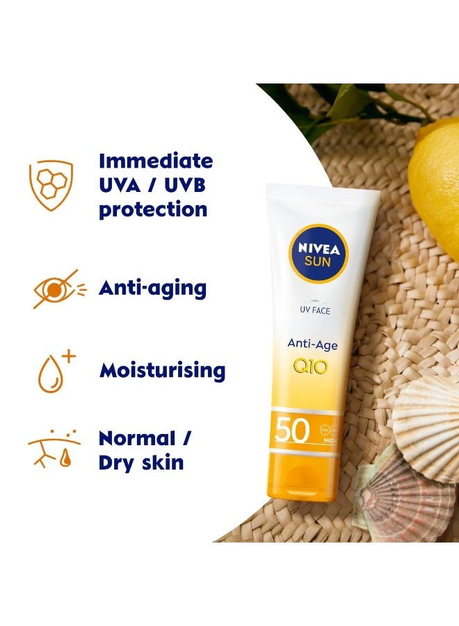 Nivea Sun UV Face Anti-Age & Anti-Pigments SPF50 50ml - Image 2