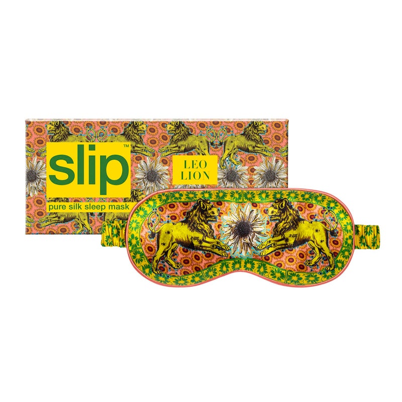 slip Pure Silk Sleep Mask 100 Pure 22 Momme Mulberry Silk Eye Mask Comfortable Sleeping Mask with Elastic Band Filler and Internal Liner Zodiac Collection Leo - Image 2