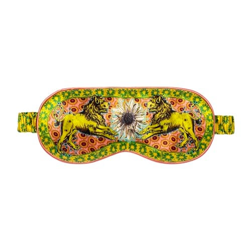 slip Pure Silk Sleep Mask 100 Pure 22 Momme Mulberry Silk Eye Mask Comfortable Sleeping Mask with Elastic Band Filler and Internal Liner Zodiac Collection Leo - Image 3