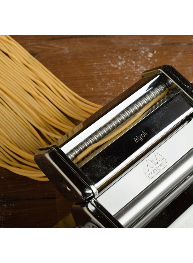MARCATO Marcato Cutter Attachment, Made in Italy, Works with Atlas 150 Pasta Machine Bigoli AC-150-BIG  - Image 2