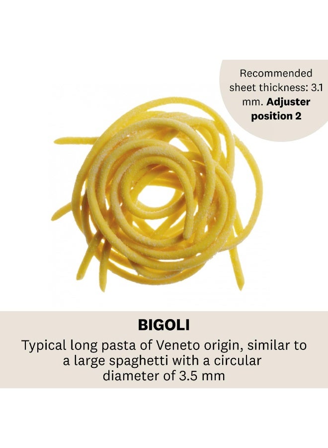 MARCATO Marcato Cutter Attachment, Made in Italy, Works with Atlas 150 Pasta Machine Bigoli AC-150-BIG  - Image 4