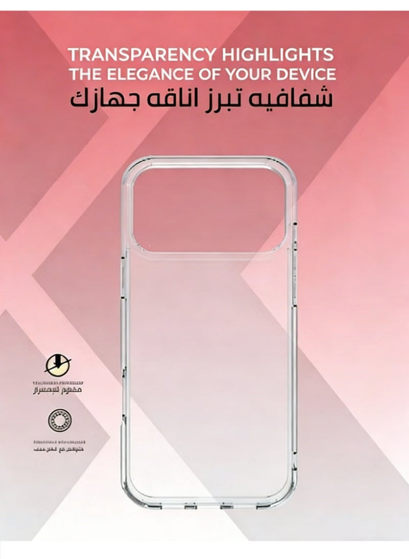 PULUZ 3-in-1 protection package for iPhone 17 Pro Max - anti-yellowing clear case, shatter-resistant privacy screen protection, high-definition camera lens protection. - Image 4