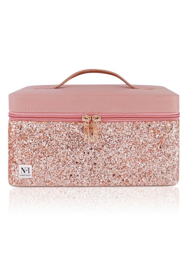 NFI essentials Makeup Organizer Box Makeup Vanity Box Cosmetic Box for Women Bridal Makeup Storage Box Jewelry Box Makeup Kit Box - Image 1