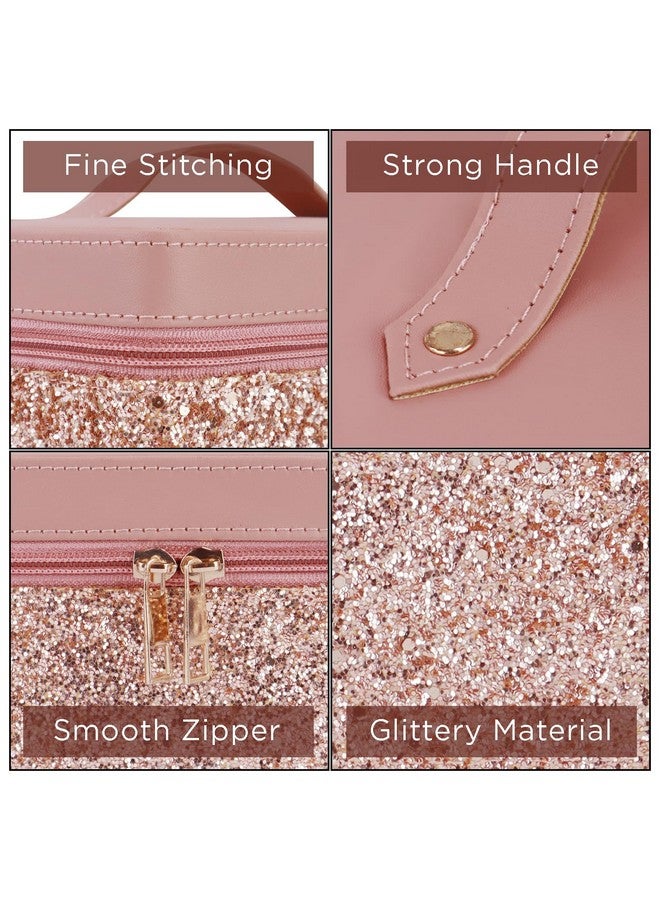 NFI essentials Makeup Organizer Box Makeup Vanity Box Cosmetic Box for Women Bridal Makeup Storage Box Jewelry Box Makeup Kit Box - Image 5