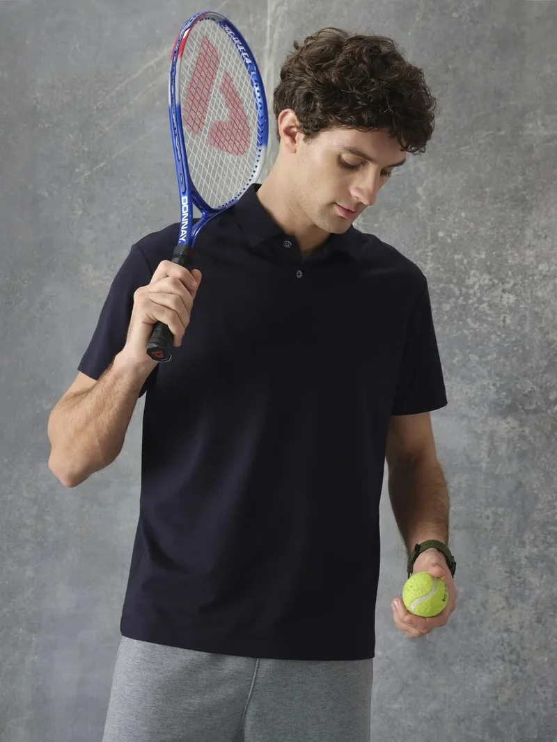 تومي لايف TOMMY Oversized Polo Collar T-Shirt