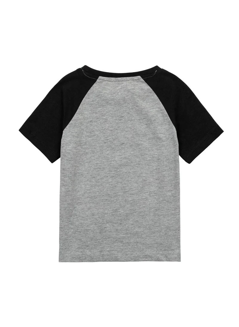 مينوتي Kids Boys  T-Shirt With Contrast Sleeves