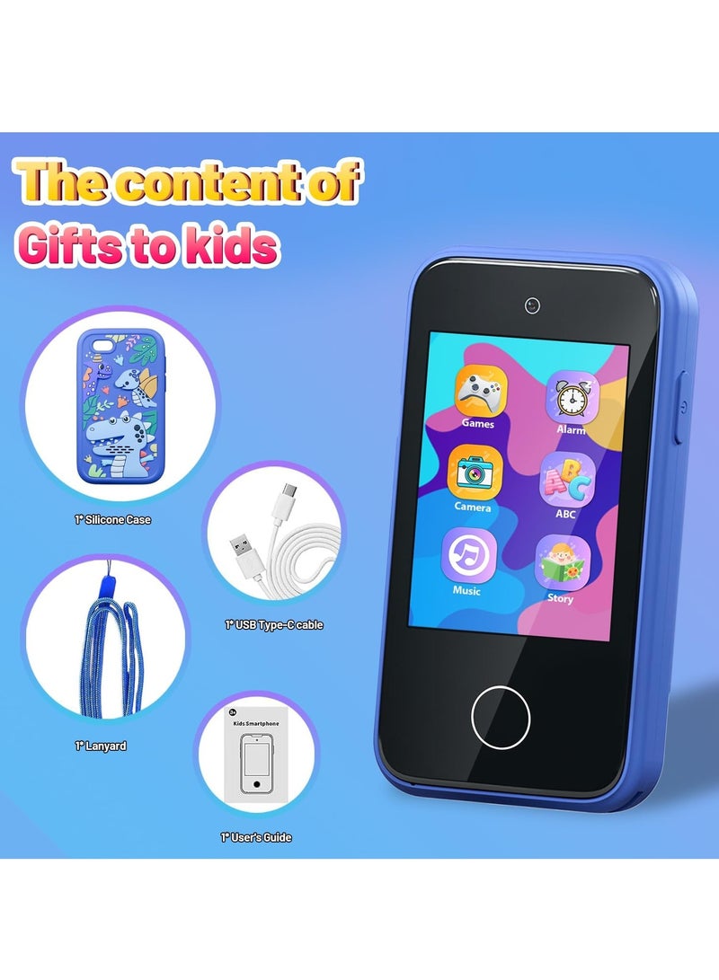 Kids Smart Phone Toys for Girls Ages 3-7 with Dual Camera - Toddler Phone Toys with Learning Games, Travel Toys with MP3 Music Player for Birthday Gifts for 3 4 5 6 7 Year Old Kids - Image 5