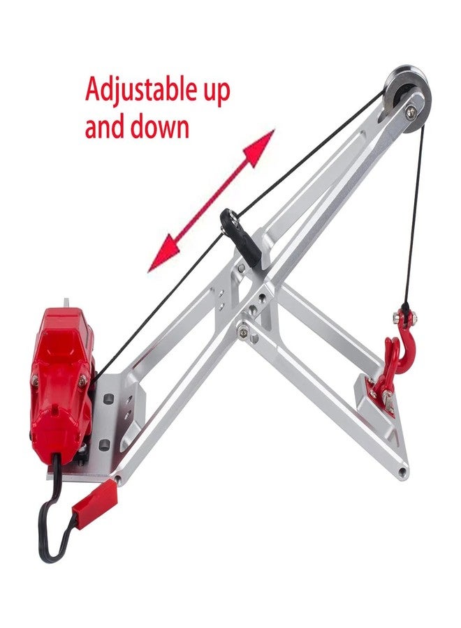 AMK 1/10 RC Crawler Tow Truck Accessory Kit, Truck Tow Truck Crane Arm Wrecker Servo Winch Kit, for 1/10 RC Crawler SCX10 TRX4 Capra LCG Chassis Upgrades Parts - Image 3