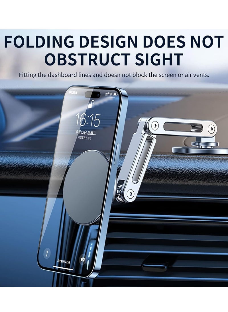 Adjustable Long Arm MagSafe Car Mount – 360° Rotating Magnetic Holder for All Phones - Image 3
