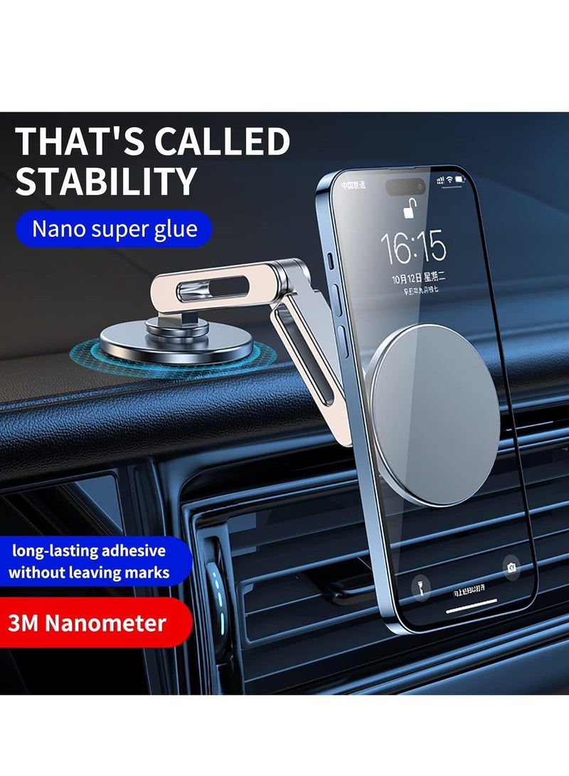 Adjustable Long Arm MagSafe Car Mount – 360° Rotating Magnetic Holder for All Phones - Image 2