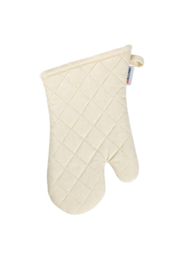 High Quality Terry Cotton Oven Mitts Beige 33 x 43cm 9004-2519