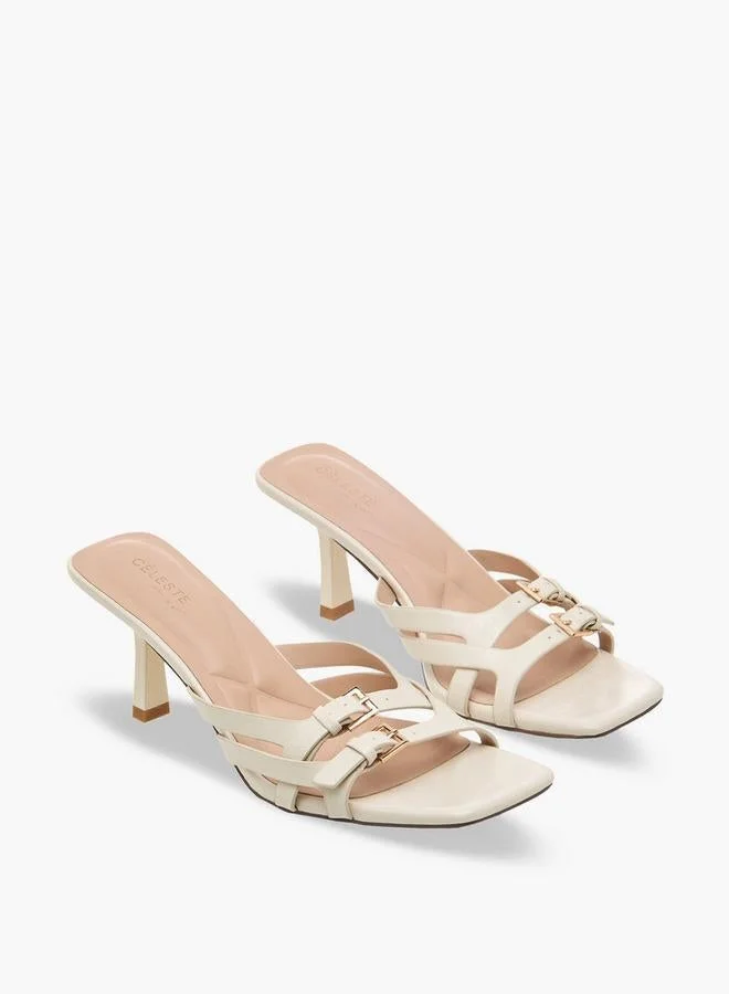 سيليست Women Buckle Detail Sandals