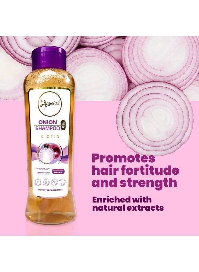 ANYELUZ ANYELUZ Onion Shampoo, Conditioner and Hair Mask set, with Onion Extract and Vitamin E, Cleanses and Reduces Oiliness, for all Hair Types  - Image 2