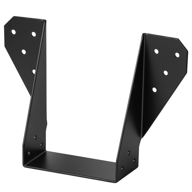 Gbgs 10 Pcs Black 4 X 6 Face-Mount Joist Hanger,Inner Width:3-1/2"" Fit 4X6,4X8 Post,14 Gauge - Image 4