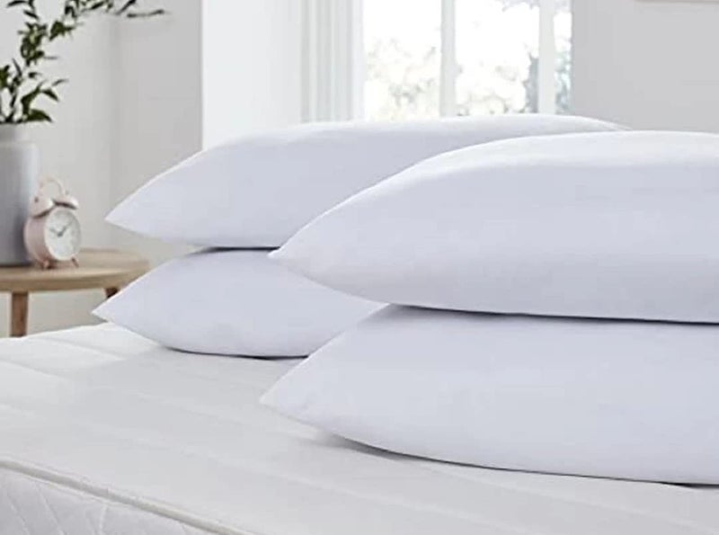 GUFFAW Microfiber Pillow Filler 16"x26" inches (White) Set of 4 Combo - Image 1