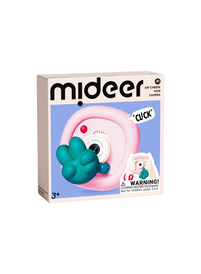 MiDeer Say Cheese Kids Camera for Children – Digital Toy Camera with 32GB Memory Card, Silicone Protective Case, Wrist Strap & USB Cable, Fun Educational Photography Toy for Kids Age 3+ (Green & Pink) - Image 2