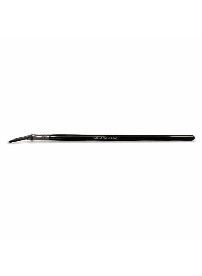 Angled Eyeliner Brush – Fine Precision Liner Brush for Gel, Cream & Liquid Eyeliner – Angled Brow & Eyeliner Brush for Sharp Wings, Defined Lines & Hair-Like Strokes – Milana Leesa - Image 1