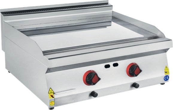 CSA Inox Karacasan Industrial 700 Series Counter Top LPG Cylinder Flat Plate Grill 