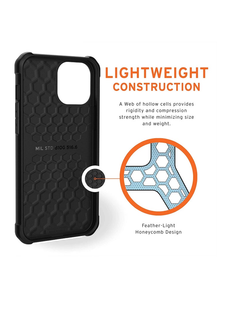 UAG UAG Metropolis LT Case for iPhone 12 / 12 Pro – Feather-Light Rugged Protective Cover, Armortex FIBR ARMR, Heavy Duty Shockproof – Black - Image 5
