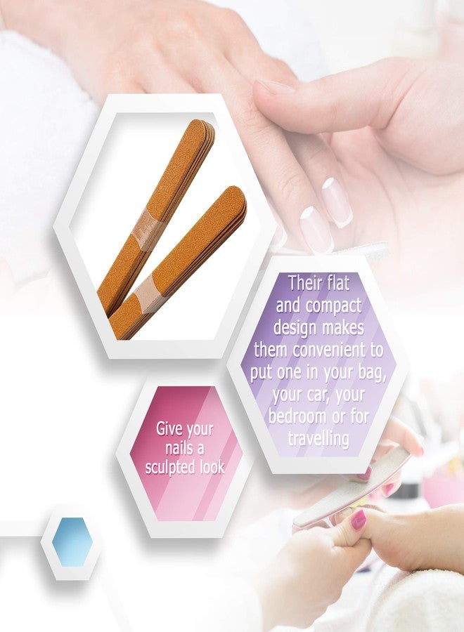 Dukal Emery Boards 4.5". Case of 3456 Nail Files for Manicure and Pedicure. Two Coarseness Levels. Effective & Easy to Use. Strong and Flexible. - Image 4