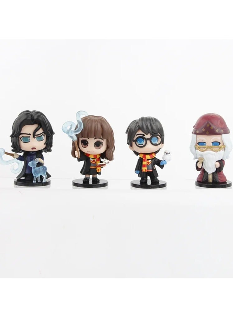 8 قطع ماجيك هوجورتس لونا لونا مورينج ميرتل دمبلدور هيرميون رون سناب ألعاب مجسمات - Image 5