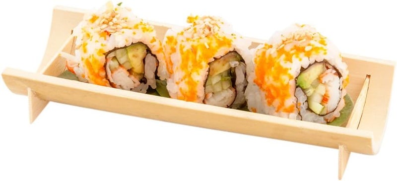 Restaurantware Restaurantware 6 Inch x 225 Inch Bamboo Canoe Dishes 100 Large Bamboo Serving Boats  Heat Resistant Disposable Natural Bamboo Sushi Canoe Plates For Parties Or Catering  Restaurantware  - Image 1