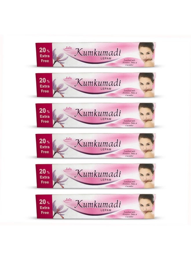 JAIN Kumkumadi Lepam 12G (Pack Of 6) Ayurvedic Fairness Cream - Image 1