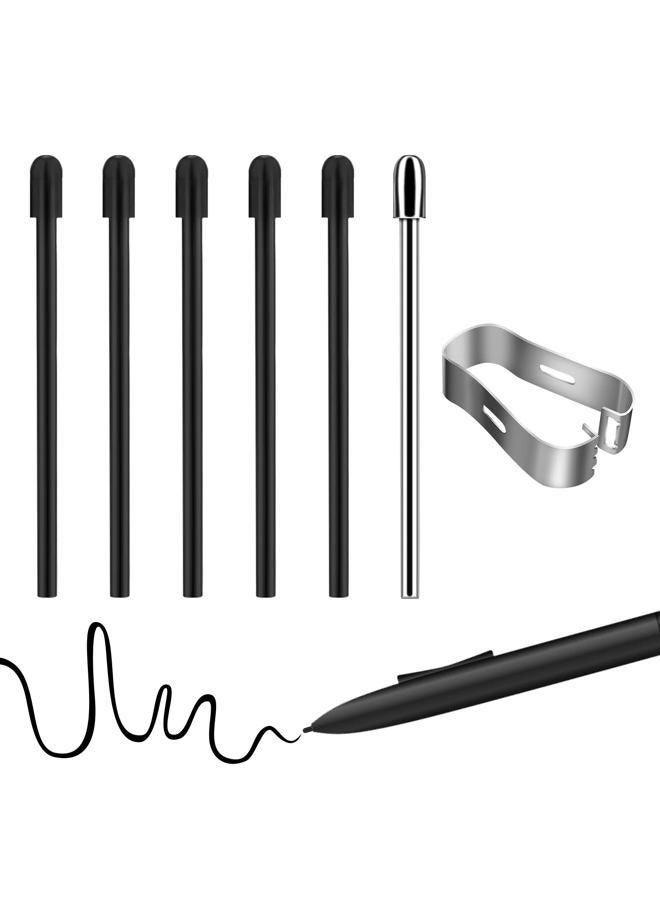 SAVITA Marker Pen Tips Titanium Alloy Replacement Maker Tips Fine Pencil Tips with 5 Black Refills for BOOX Pen 2 Pro iReader Smart 2 IFLYYTEK X1 Lamy AL-Star Digital Pen - Image 1