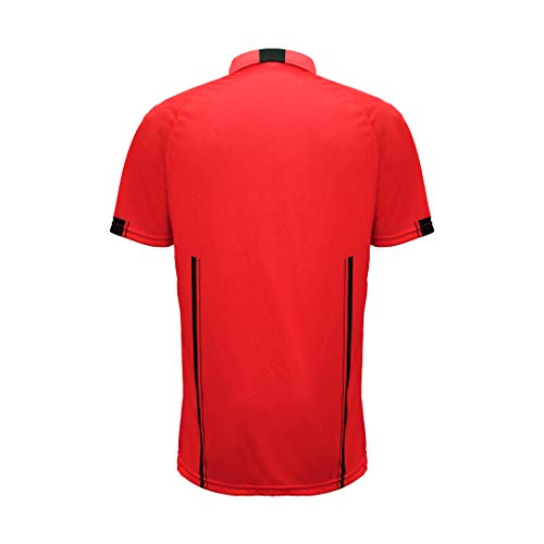 Total Soccer Factory New! 2018 Soccer Referee Jersey (2018 Red, Adult Large) - Image 3