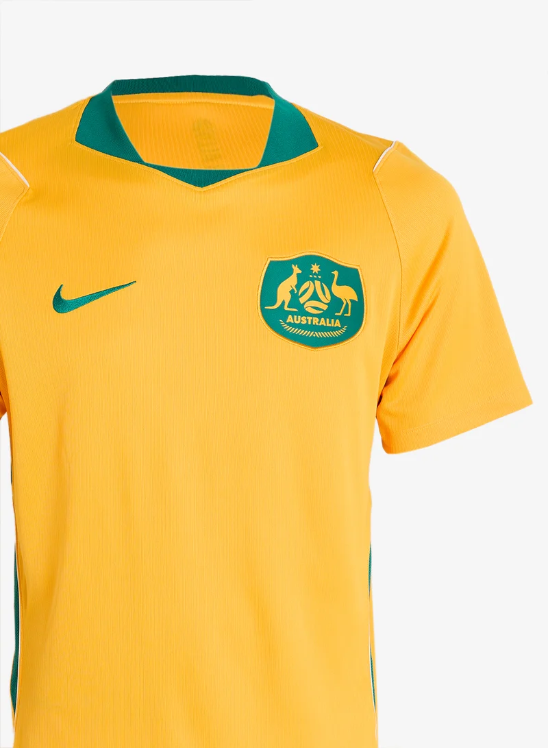 Nike SPORT GOLD/MYSTIC GREEN/SAIL/(MYSTIC GREEN) (No Sponsor-Home) Australia 2026 Home Jersey  | Best Price UAE