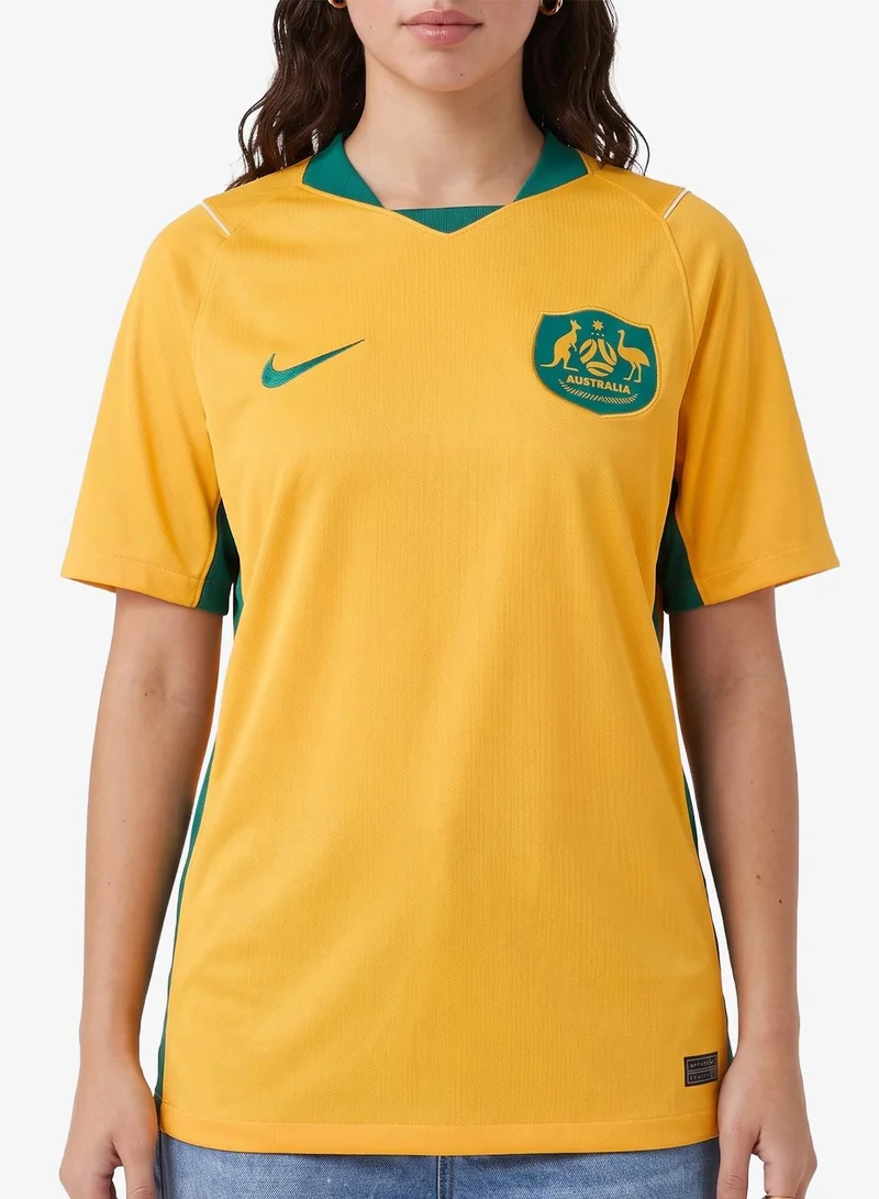 Nike SPORT GOLD/MYSTIC GREEN/SAIL/(MYSTIC GREEN) (No Sponsor-Home) Australia 2026 Home Jersey  | Best Price UAE