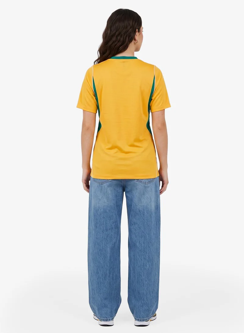 Nike SPORT GOLD/MYSTIC GREEN/SAIL/(MYSTIC GREEN) (No Sponsor-Home) Australia 2026 Home Jersey  | Best Price UAE