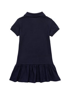 MINOTI Kids Girls Polo dress with a frill  - Image 2
