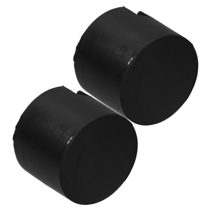 2pcs Jack Stand Pads Universal Rubber Slotted Pads Rubber Jack Pads For Car Maintenance - Image 1