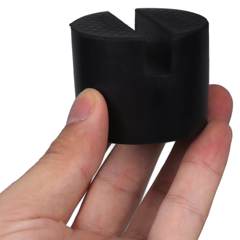 2pcs Jack Stand Pads Universal Rubber Slotted Pads Rubber Jack Pads For Car Maintenance - Image 3